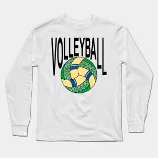 Volleyball Brazil Long Sleeve T-Shirt